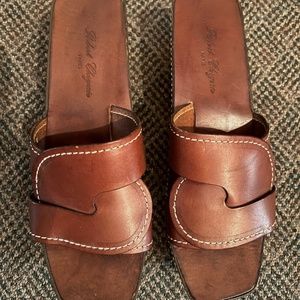 Robert Clergerie Paris platform sandal, marked 9 feels like a 10.